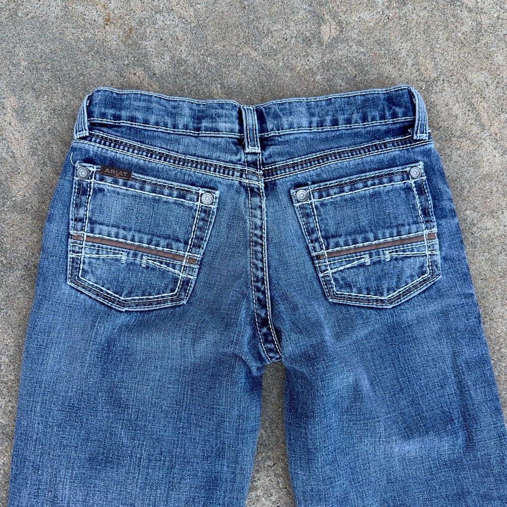 Ariat Boys Youth Size 14 (28x30) B4 Relaxed Boot Denim Jeans Durango Coltrane - Picture 14 of 14